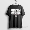 Officials Texas Am Aggies 2025 Cfb Playoff Slogan Gig Em Aggies Premium T Shirts Sweater Hoodie, Sweatshirt