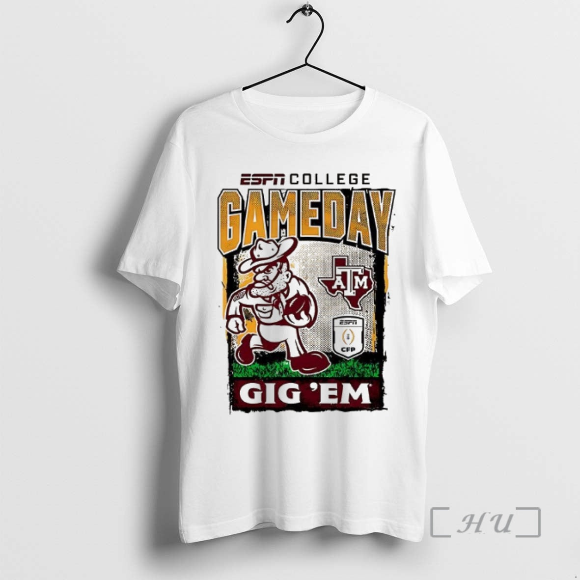 Officials Texas Am Aggies Gig Em Football Playoff Gameday Mascot T-Shirts, Hoodie, Sweatshirt | AU01DripNestTees.com