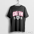 Officials Texas Am Aggies Vs Notre Dame Fighting Irish Gig Em 2025 T Shirt