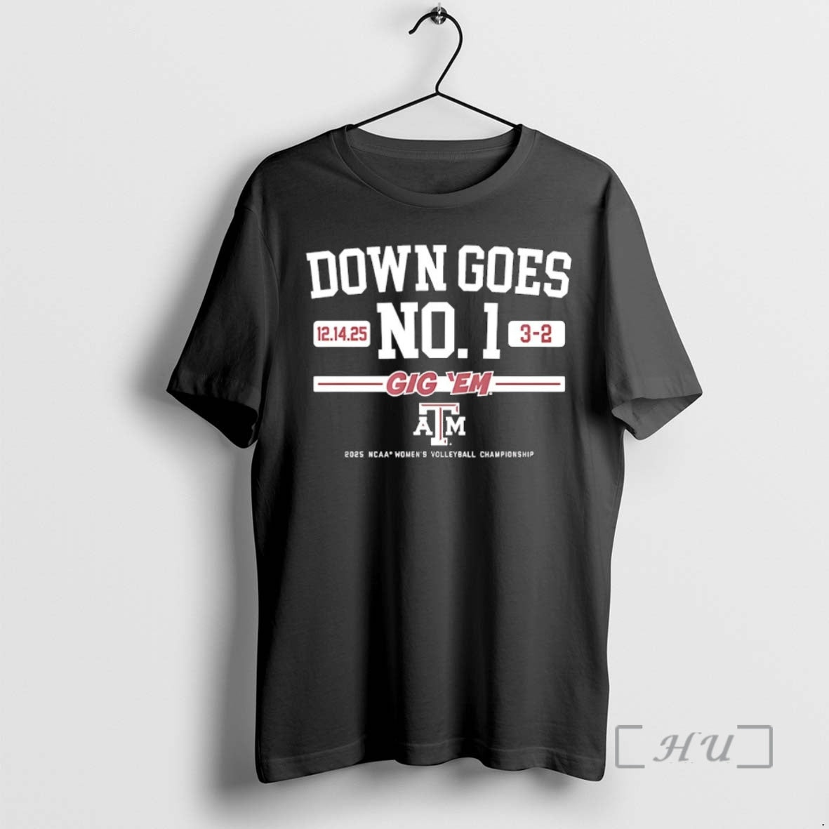Officials Texas Am Volleyball Down Goes No 1 Gig Em Christmas Premium T Shirts Sweater Hoodie, Sweatshirt