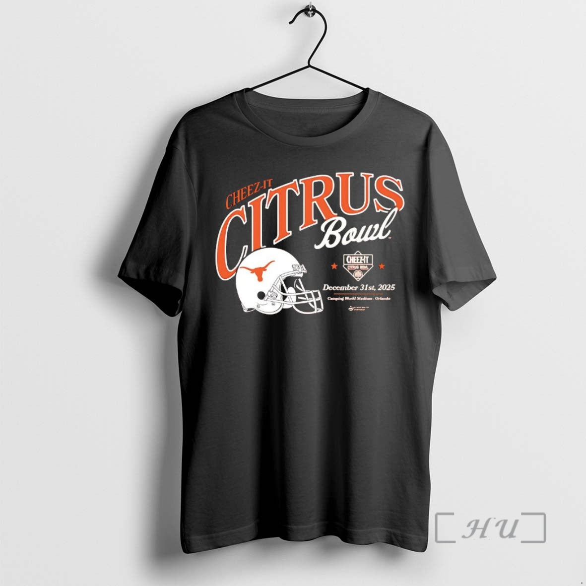 Officials Texas Longhorns 2025 Cheez It Citrus Bowl Helmet Chriast T-Shirts, Hoodie, Sweatshirt | AU01DripNestTees.com