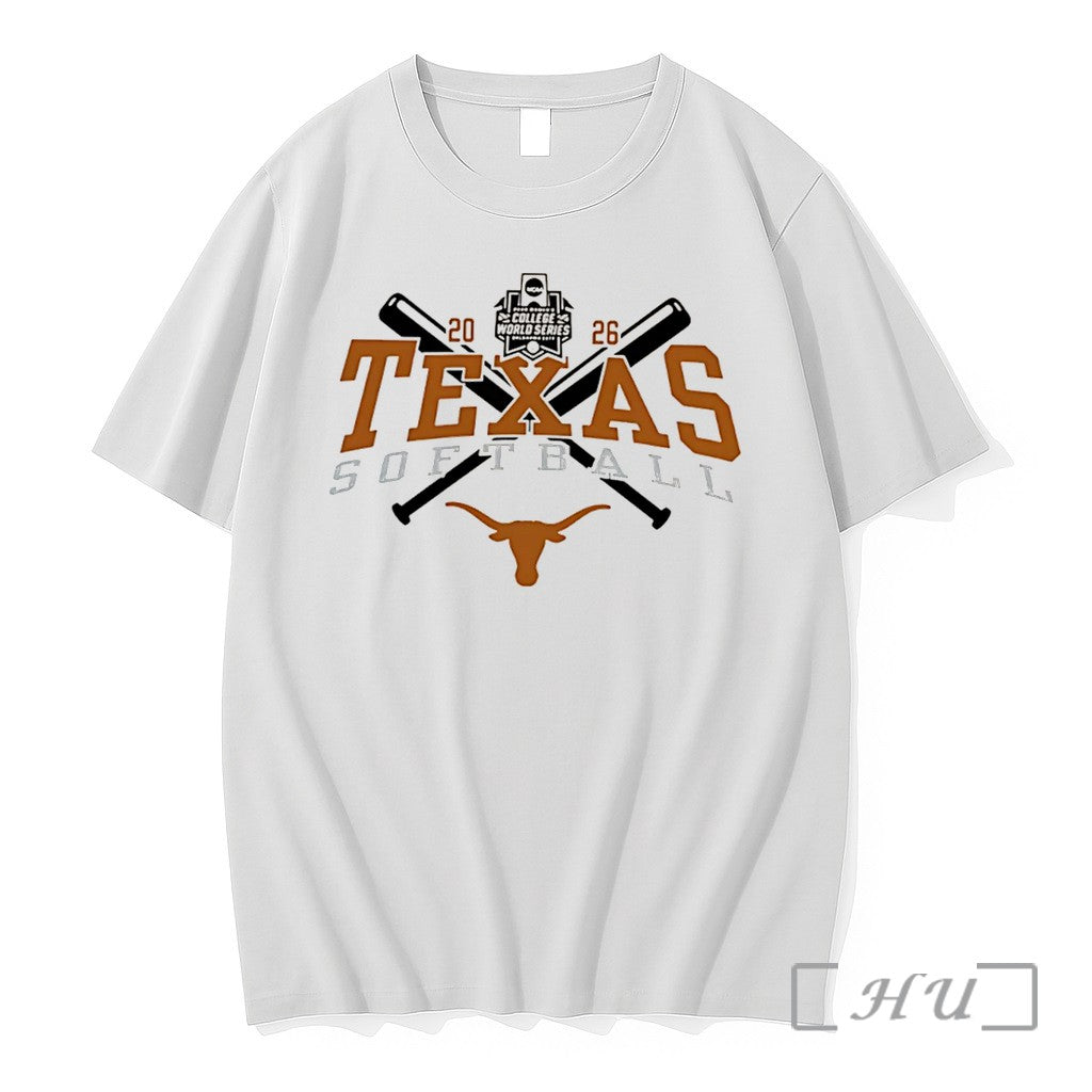 Officials Texas Longhorns 2026 Womens College World Series Bound Tee