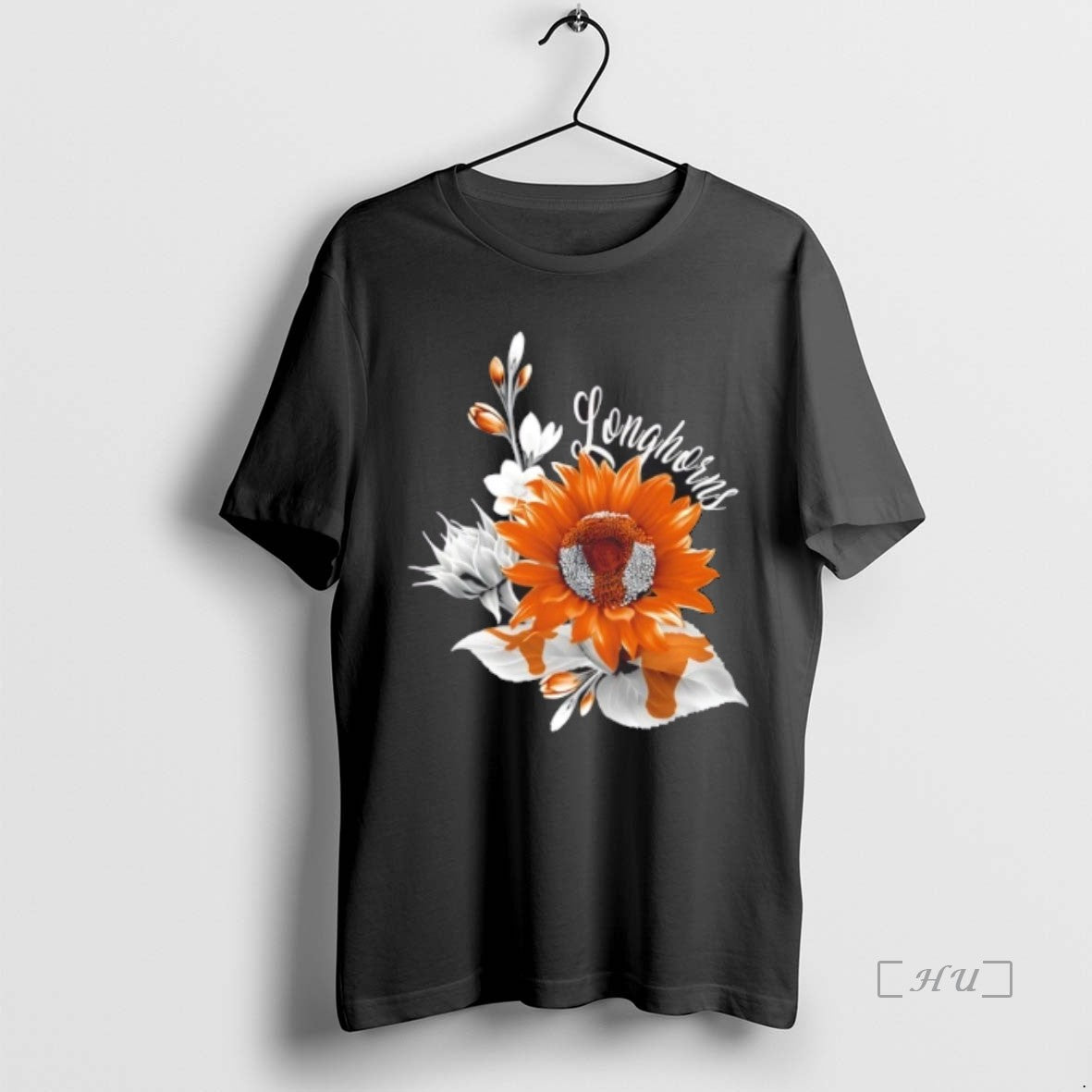 Officials Texas Longhorns Football X Sunflower Floral T-Shirts, Hoodie, Sweatshirt | AU01DripNestTees.com