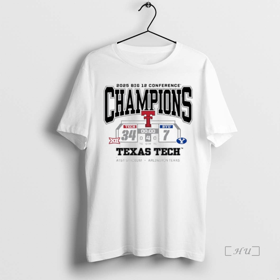 Officials Texas Tech Big 12 Champs 37 7 Byu Score T-Shirts, Hoodie, Sweatshirt | AU01DripNestTees.com