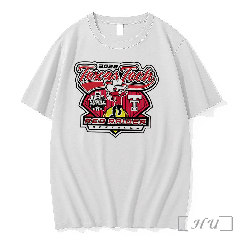 Officials Texas Tech Red Raider Softball 2026 Wcws Send It Tee Premium T Shirts Sweater