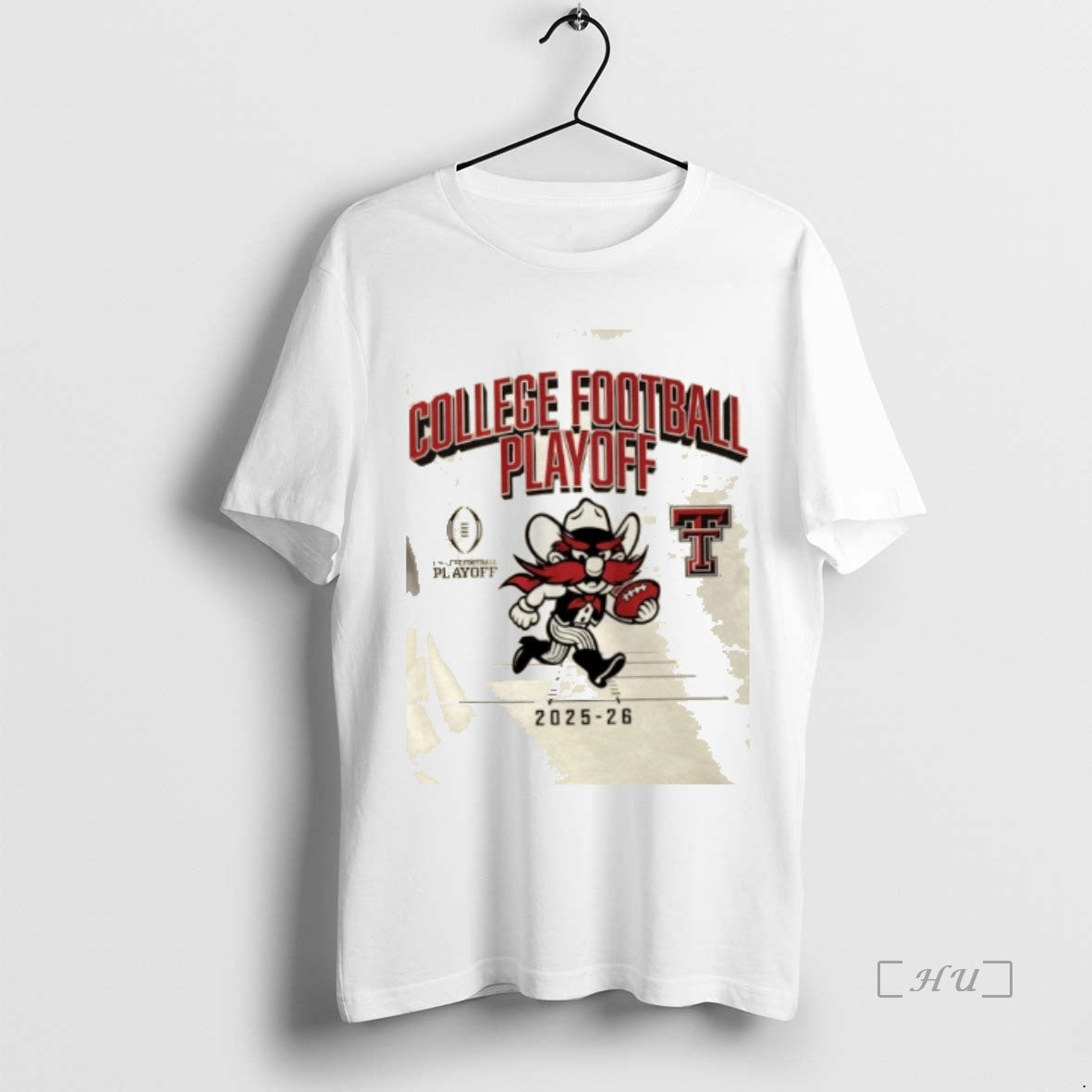 Officials Texas Tech Red Raiders Football 2025 Cfb Playoff Mascot T-Shirts, Hoodie, Sweatshirt | AU01DripNestTees.com