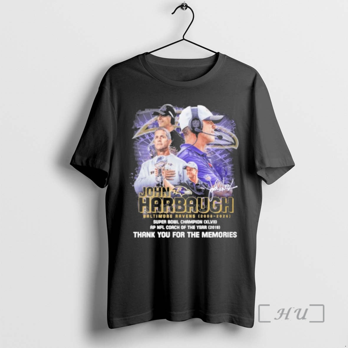 Officials Thank You Baltimore Ravens John Harbaugh 2008 2025 T-Shirts, Hoodie, Sweatshirt | AU01DripNestTees.com