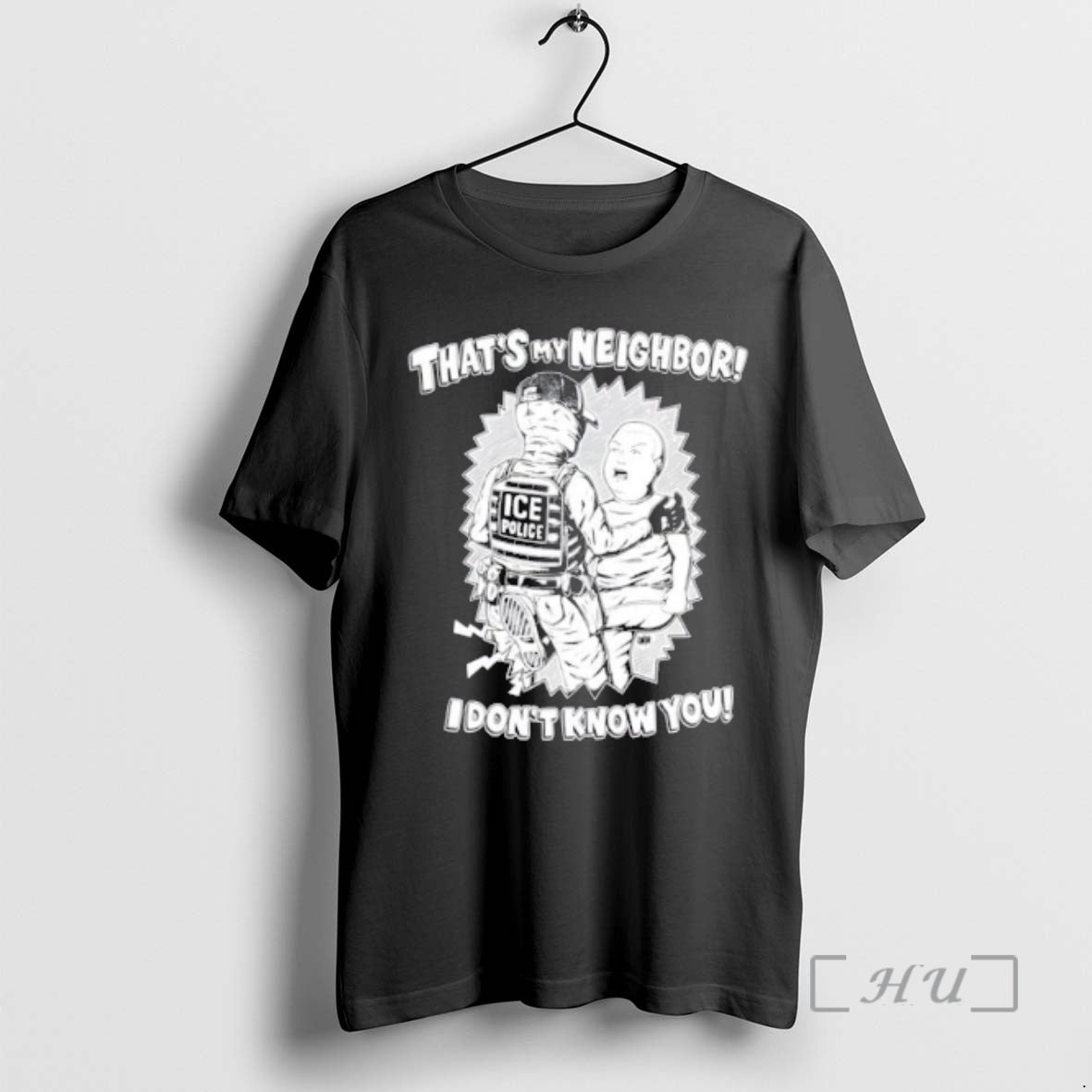 Officials Thats My Neighbor I Dont Know You Ice Police T-Shirts, Hoodie, Sweatshirt | AU01DripNestTees.com