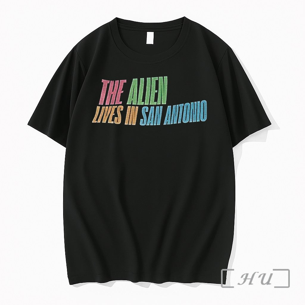 Officials The Alien Lives In San Antonio Spurs Basketball Vintage