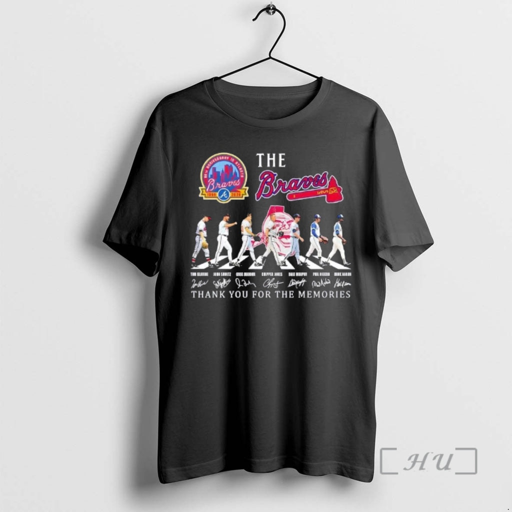 Officials The Atlanta Braves 1966 2026 Tom Glavine And Legends Abbey Road Thank You For T-Shirts, Hoodie, Sweatshirt