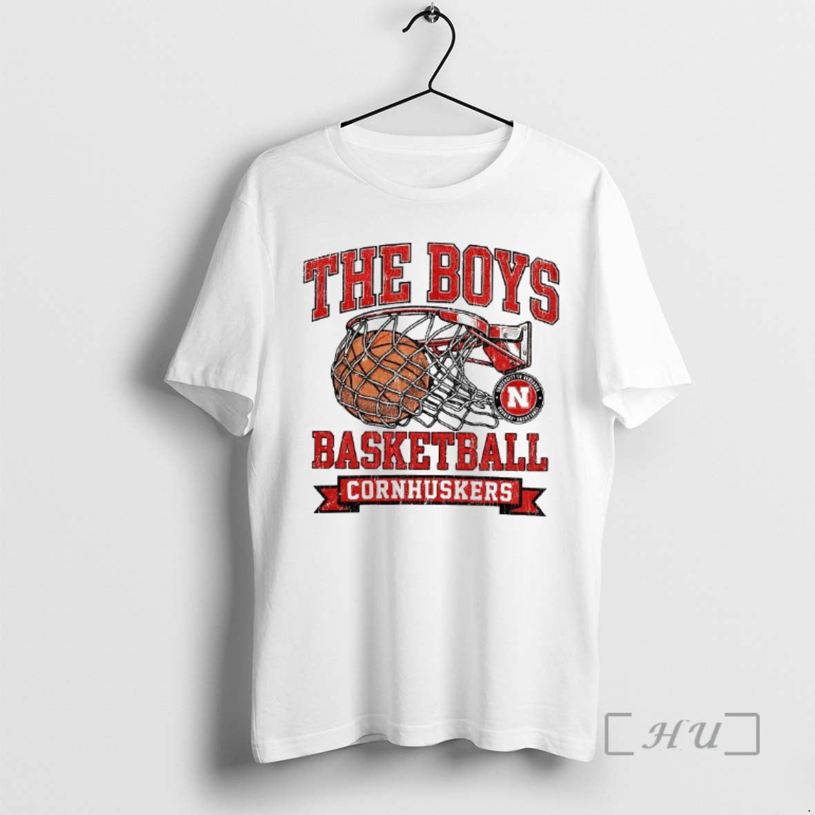 Officials The Boys Basketball Cornhuskers Logo Woman T-Shirts, Hoodie, Sweatshirt | AU01DripNestTees.com