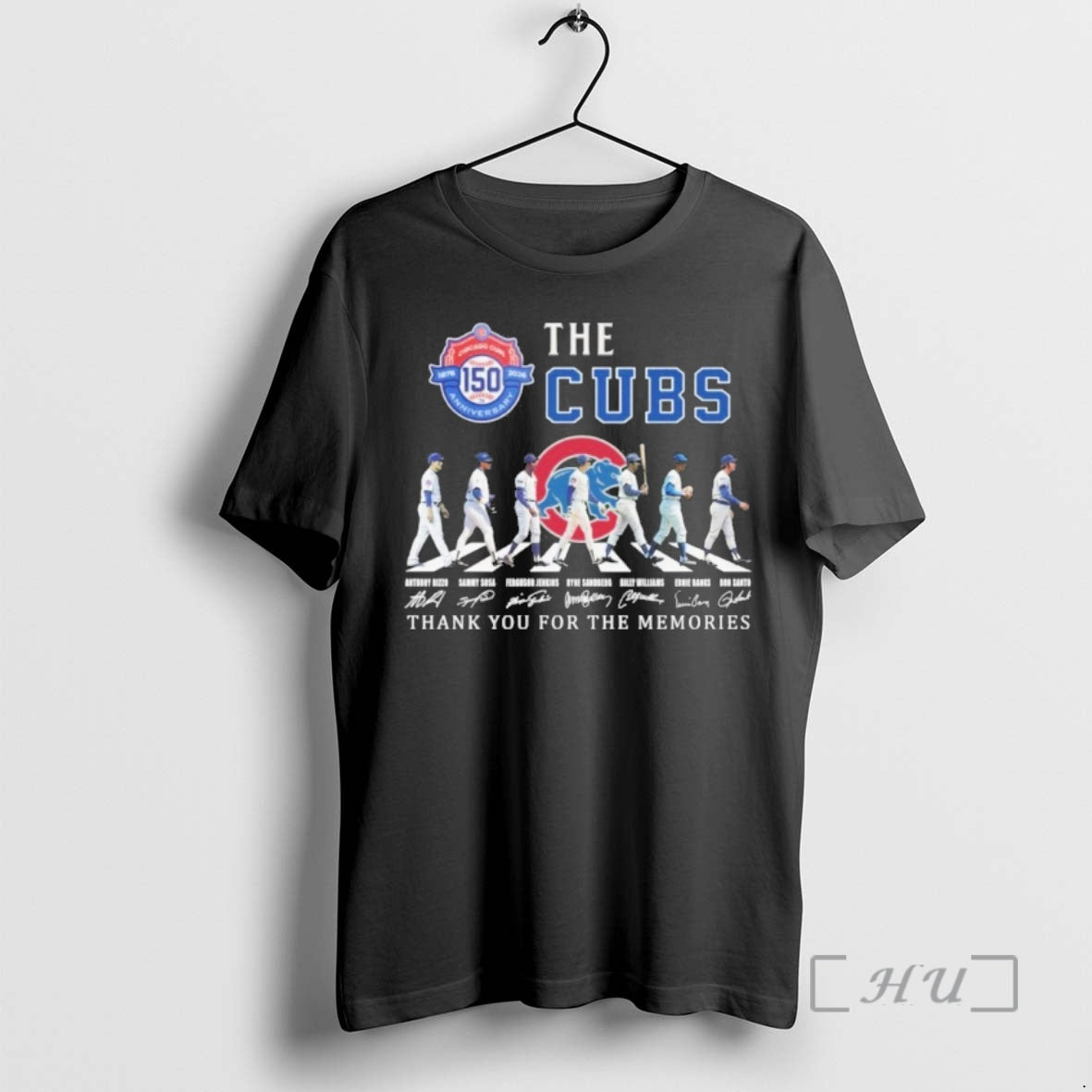 Officials The Cubs Team Player Abbey Road Signature Thank You For The Memories Premium T-Shirts, Hoodie, Sweatshirt