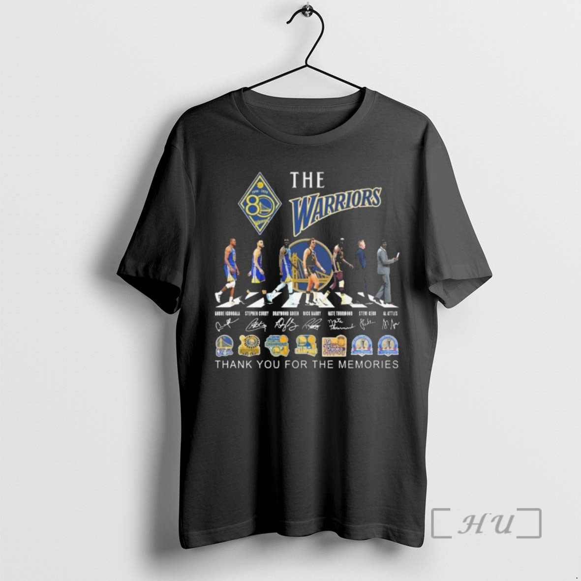 Officials The Golden State Warriors 80 Years 1946 2026 Legends Abbey Road Signatures Thank You T-Shirts, Hoodie, Sweatshirt
