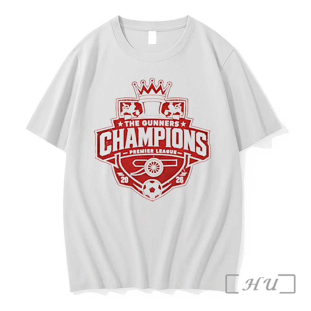 Officials The Gunners Champions Arsenal Premier League Champions 2025 26 Vintage Premium T Shirts Sweater