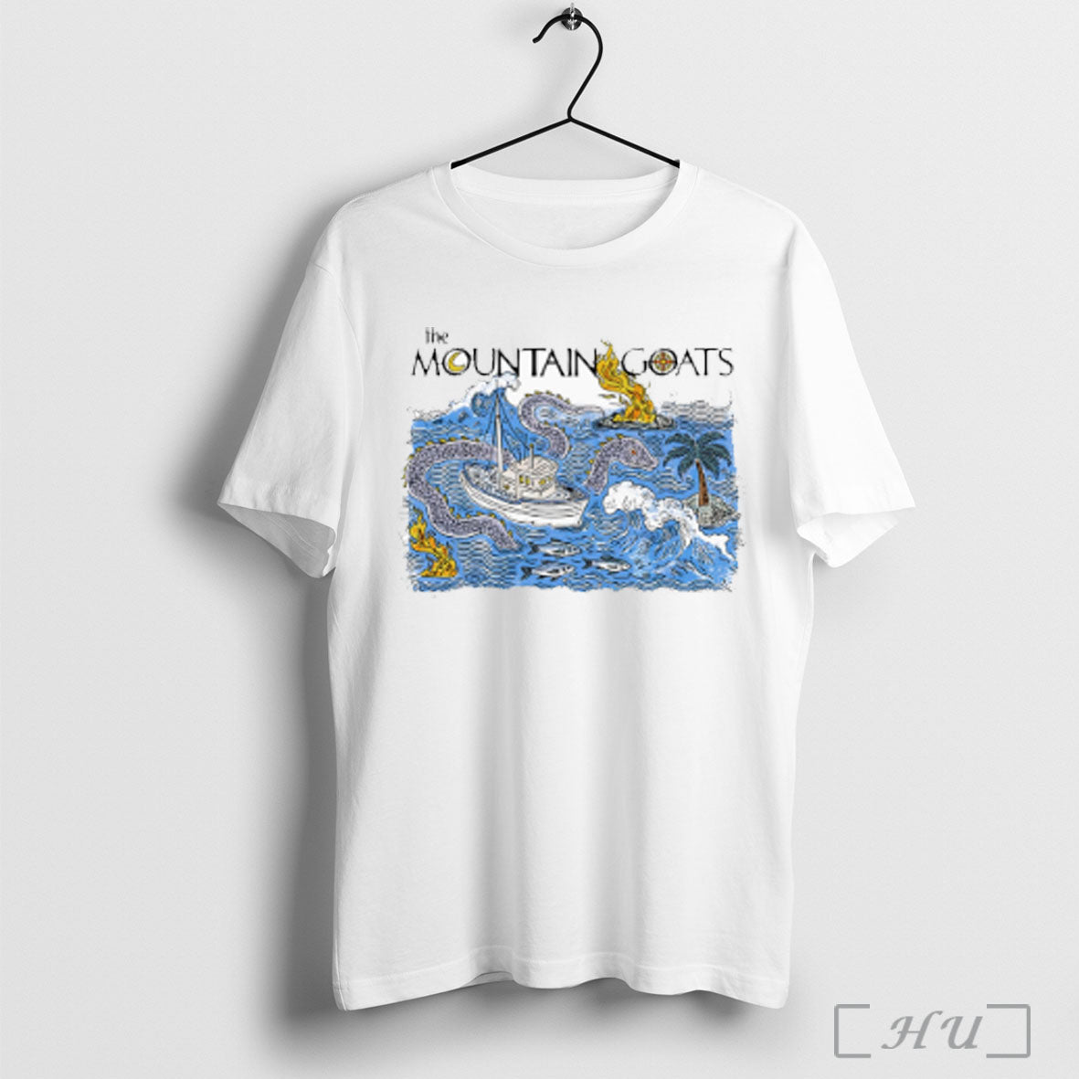 Officials The Mountain Goats Sea Monster Ivory T Shirt