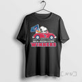 Officials The Peanuts Driving Car X Houston Texans 2026 Afc Wild Card Winners Premium T-Shirts, Hoodie, Sweatshirt