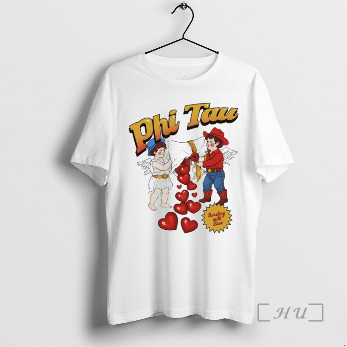 Officials The Phi Tau Burnsting With Love Valentines T-Shirts, Hoodie, Sweatshirt | AU01DripNestTees.com