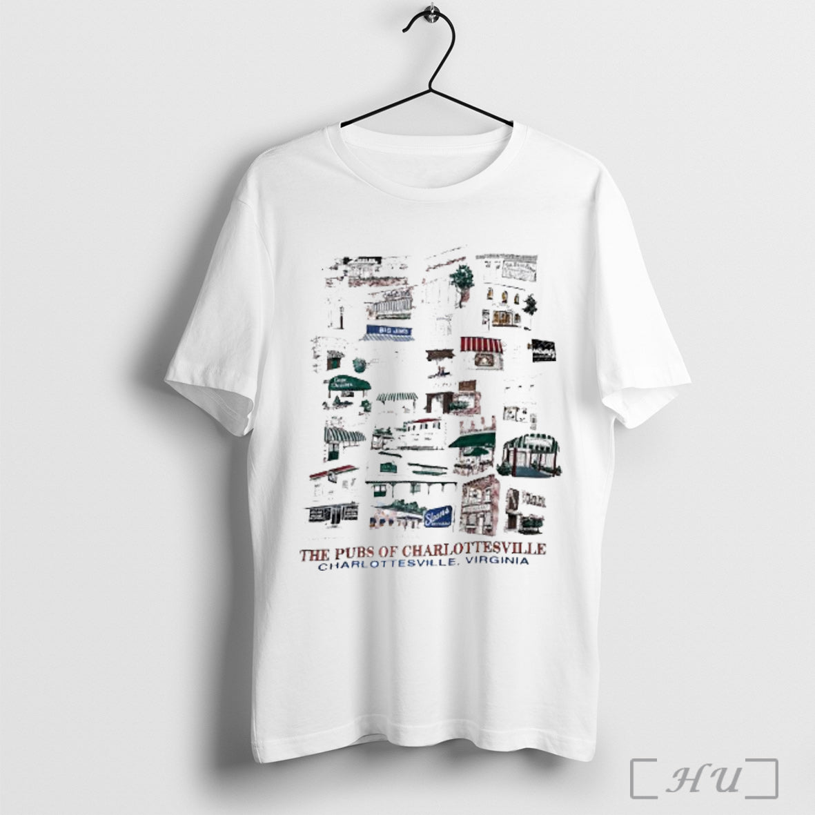 Officials The Pubs Of Charlottesville 1992 T Shirt