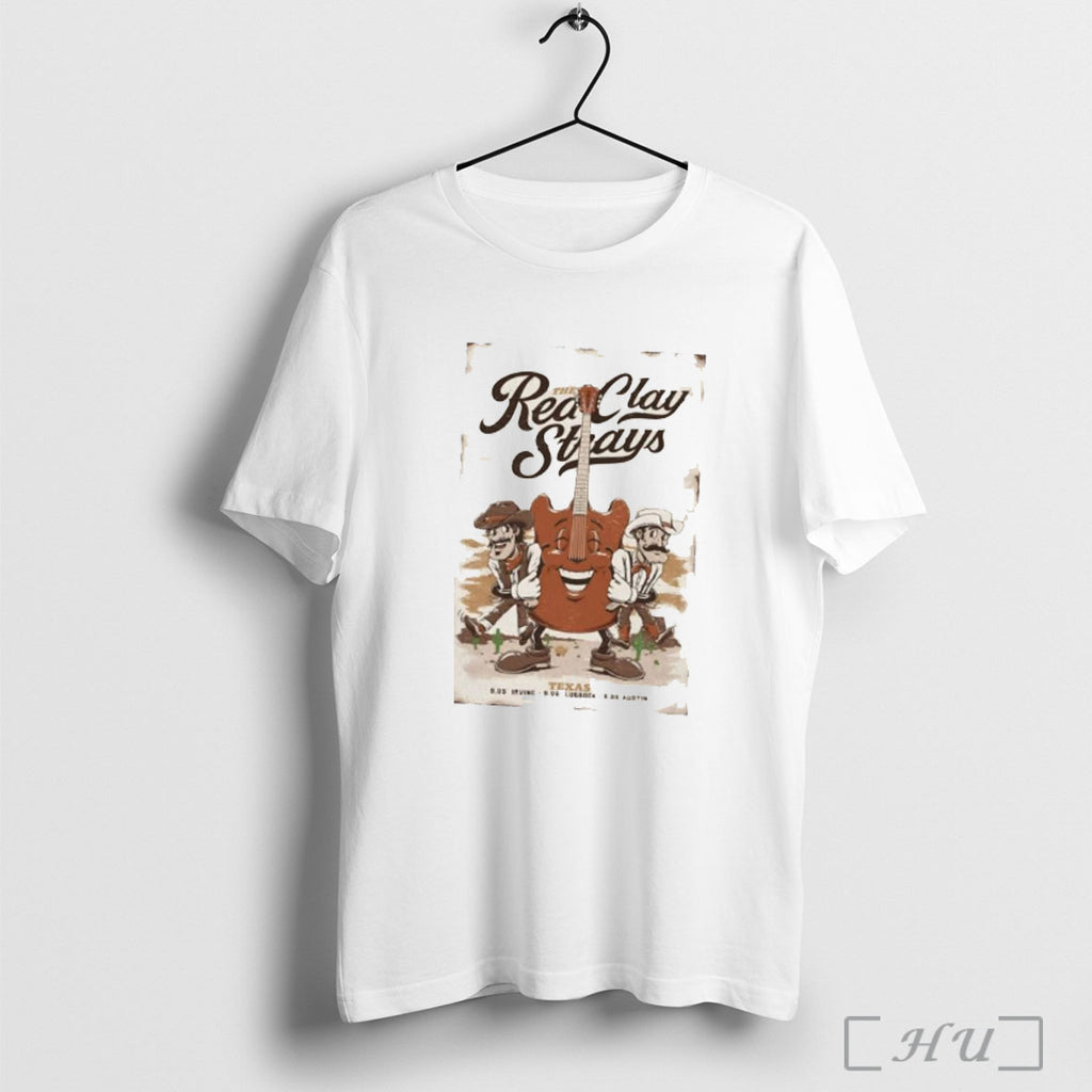 Officials The Red Clay Strays Texas 2025 Shows T Shirt