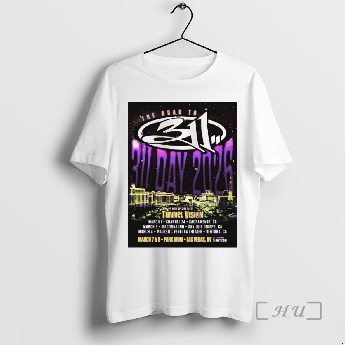 Officials The Road To 311 Day 2026 Tour March March 7 8 Las Vegas Nv T-Shirts, Hoodie, Sweatshirt | AU01DripNestTees.com