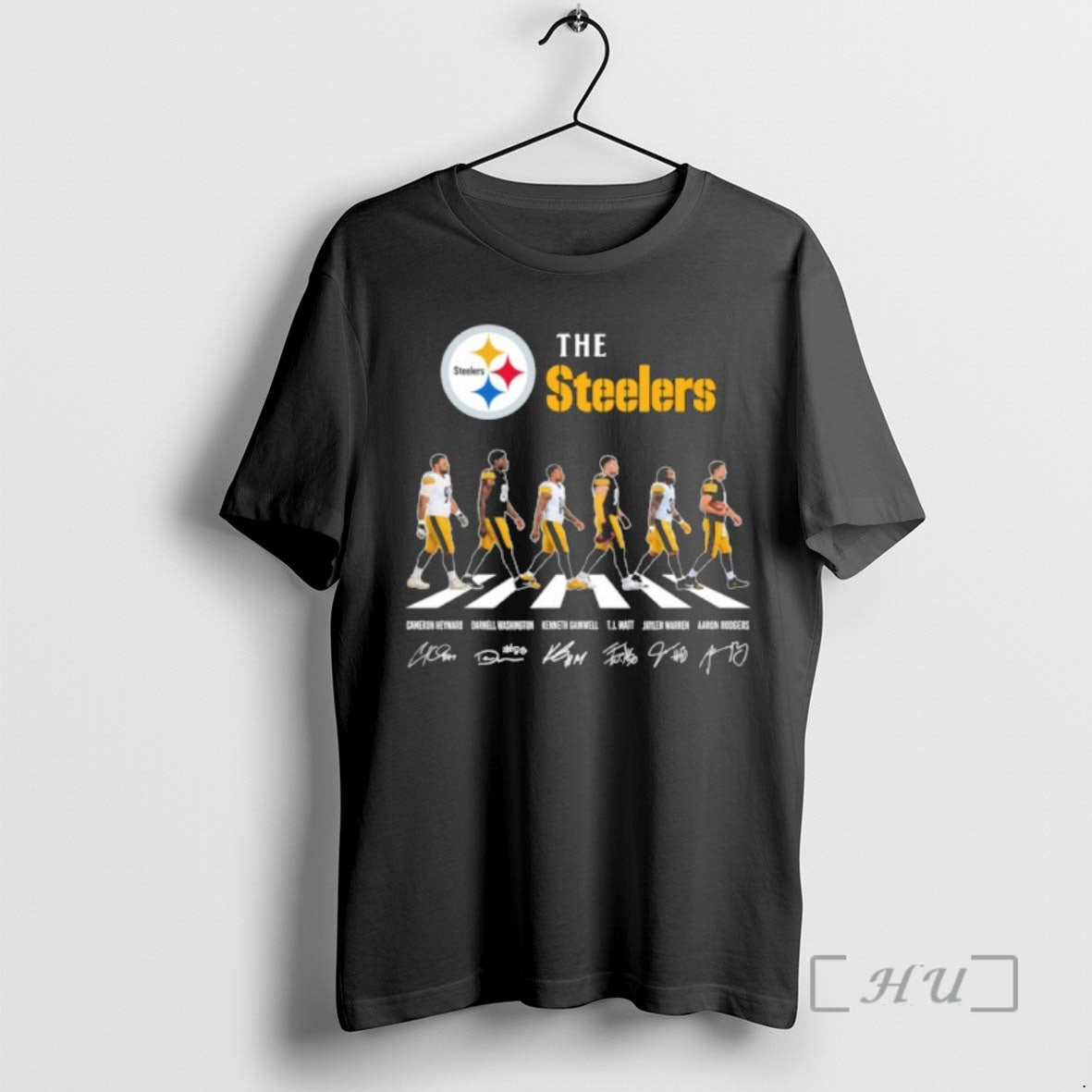 Officials The Steelers Player Abbey Road Signature T-Shirts, Hoodie, Sweatshirt | AU01DripNestTees.com