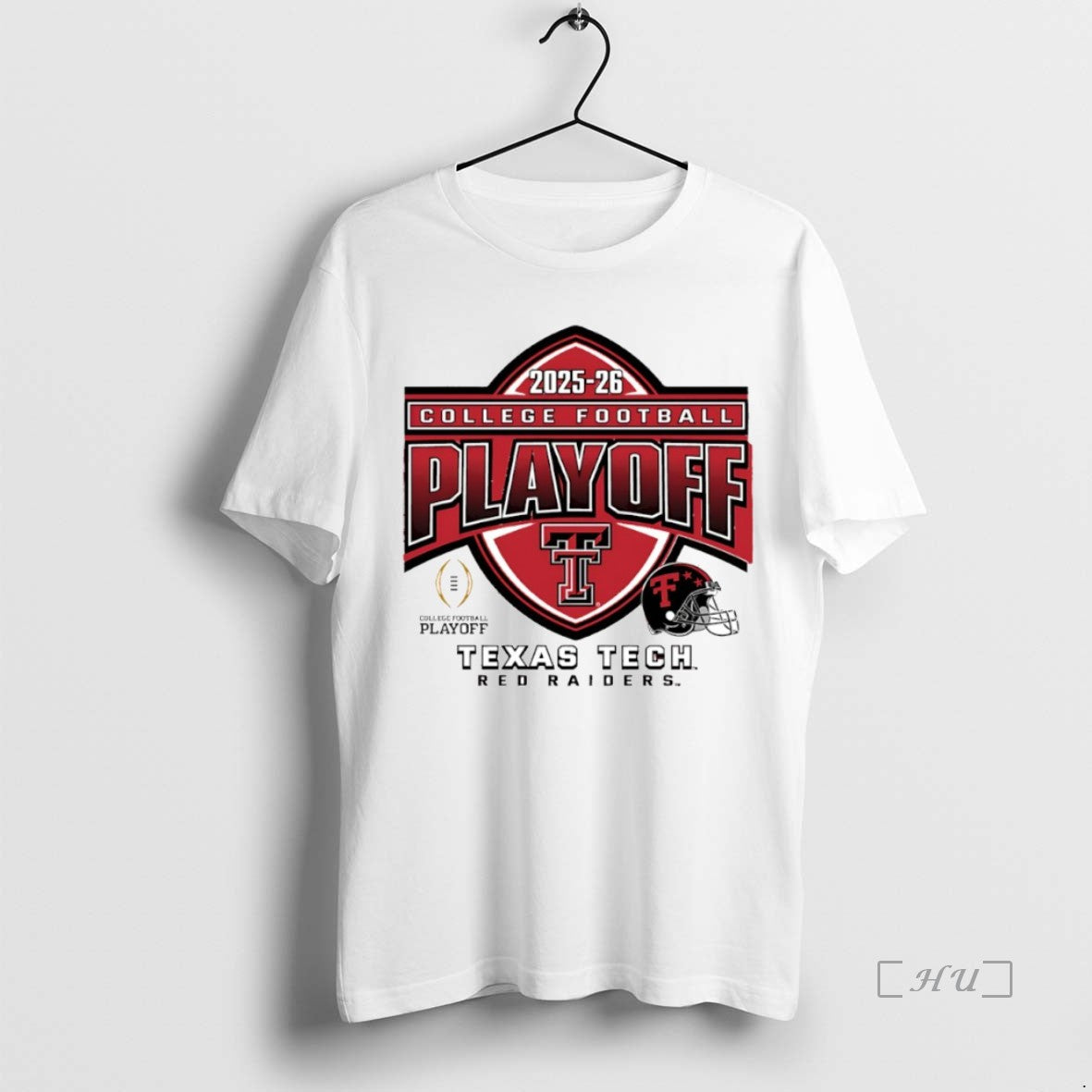 Officials The Texas Tech Red Raiders 2025 2026 Cfp Logo Helmet Circle Premium T Shirts Hoodie, Sweatshirt