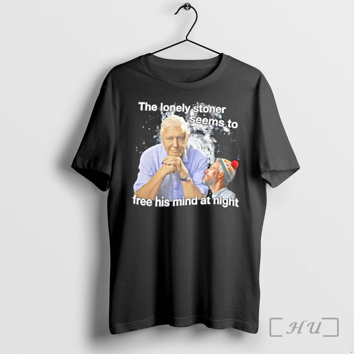 Officials The Lonely Stoner Seems To Free His Mind At Night Premium T Shirts Sweater