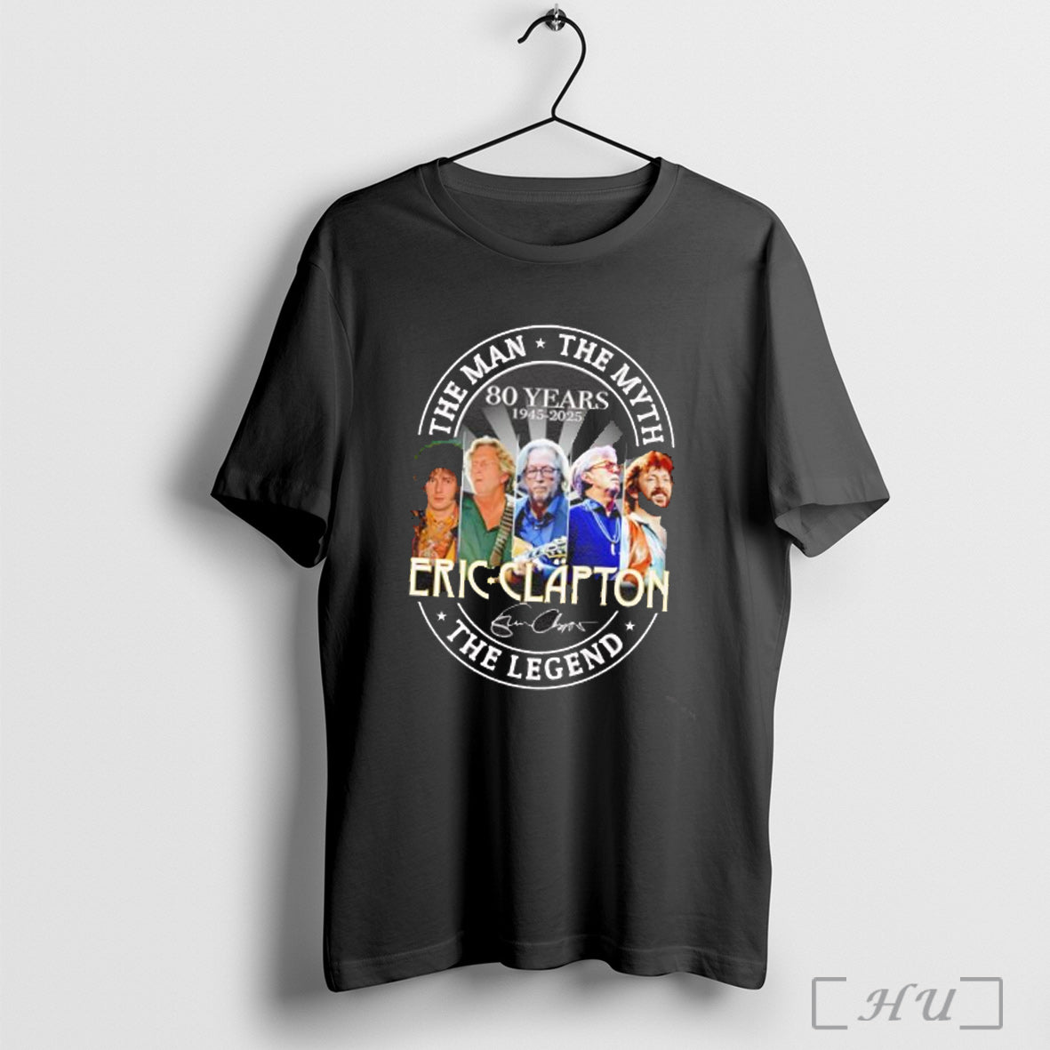 Officials The Man The Myth The Legend Eric Clapton 80 Years 1945 2025 Shirt