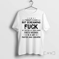 Officials Therapy Is Nice But Screaming Fuck At The Top Of Your Lungs For 10 T-Shirts, Hoodie, Sweatshirt