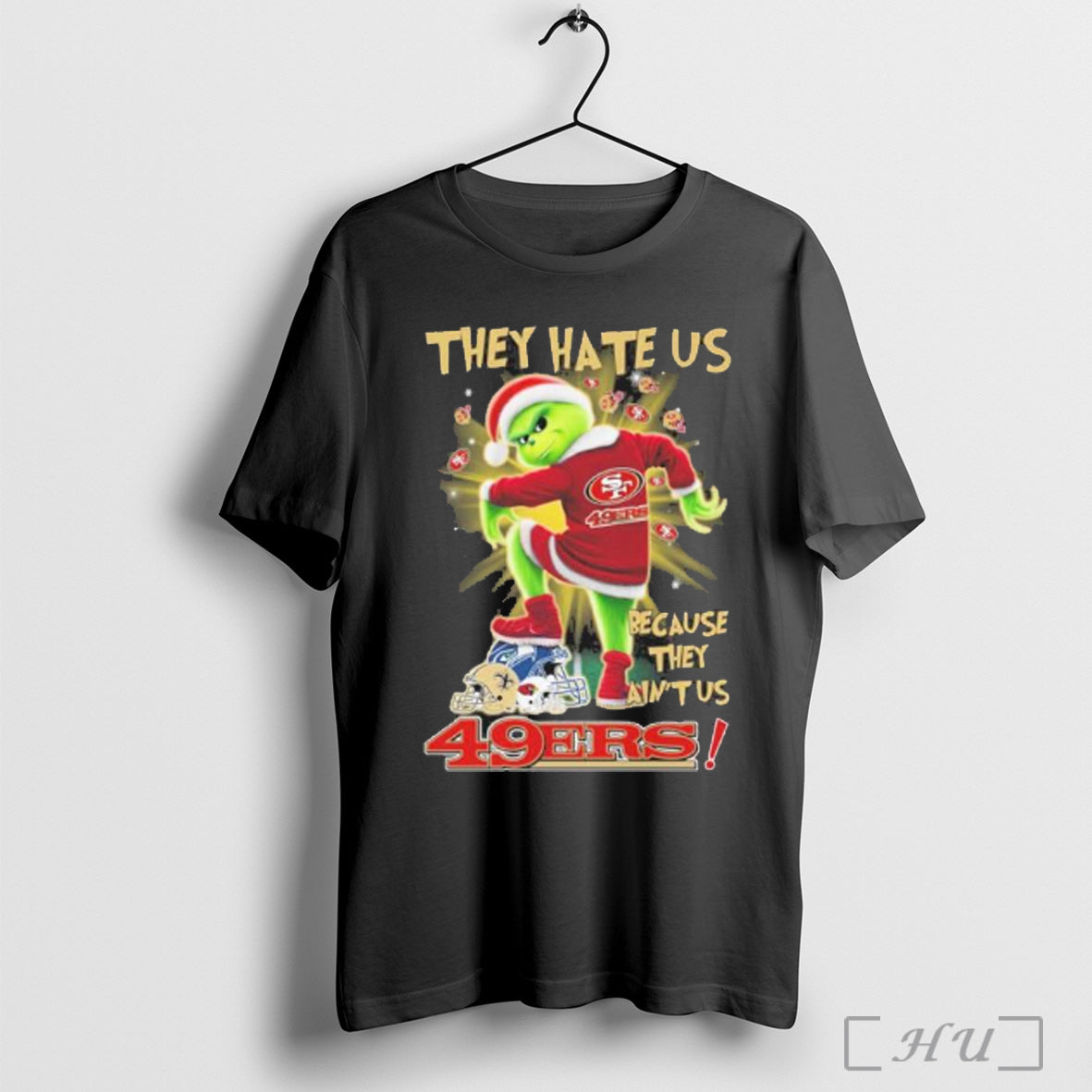Officials They Hate Us Cause They Aint Us Grinch 49ers Stomp On Saints Seahawks And