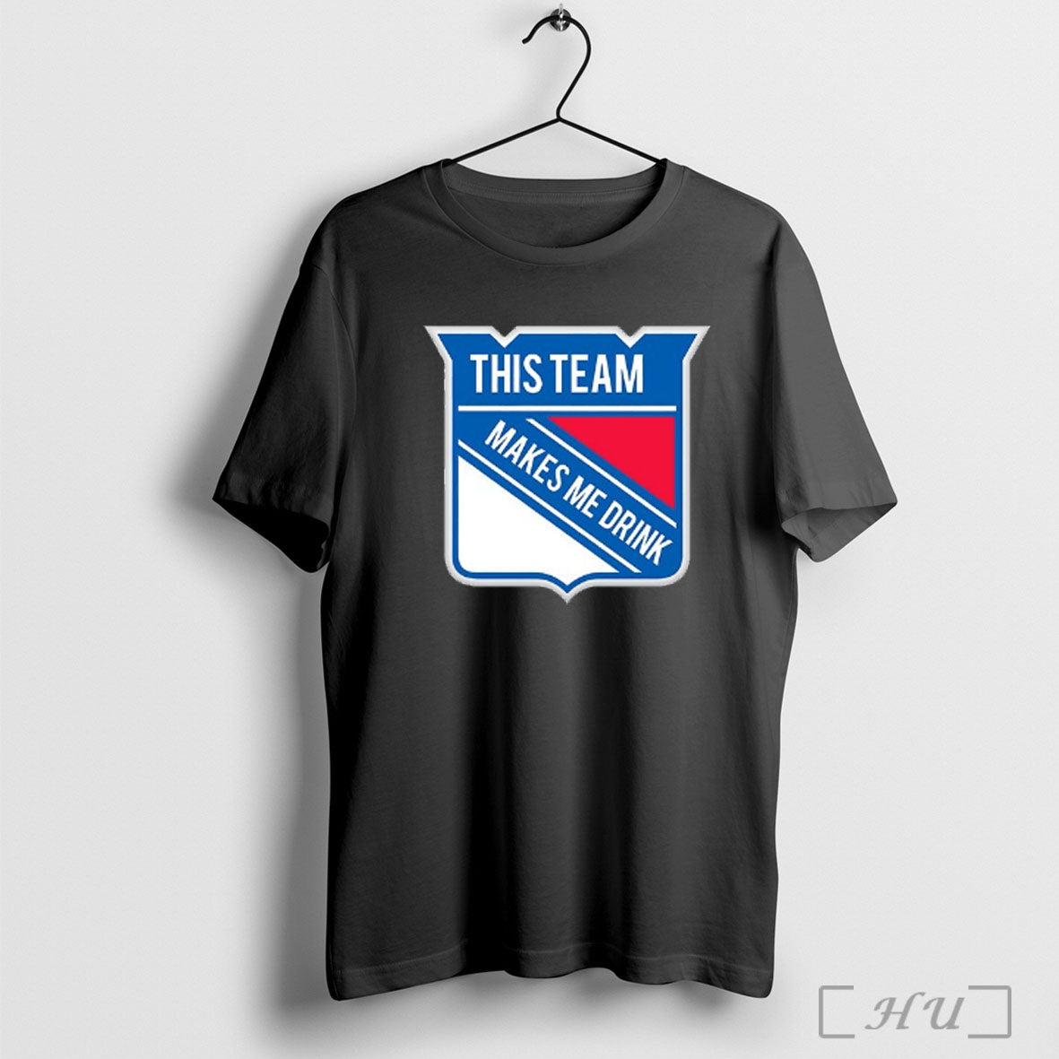 Officials This Team Makes Me Drink New York Rangers T Shirt