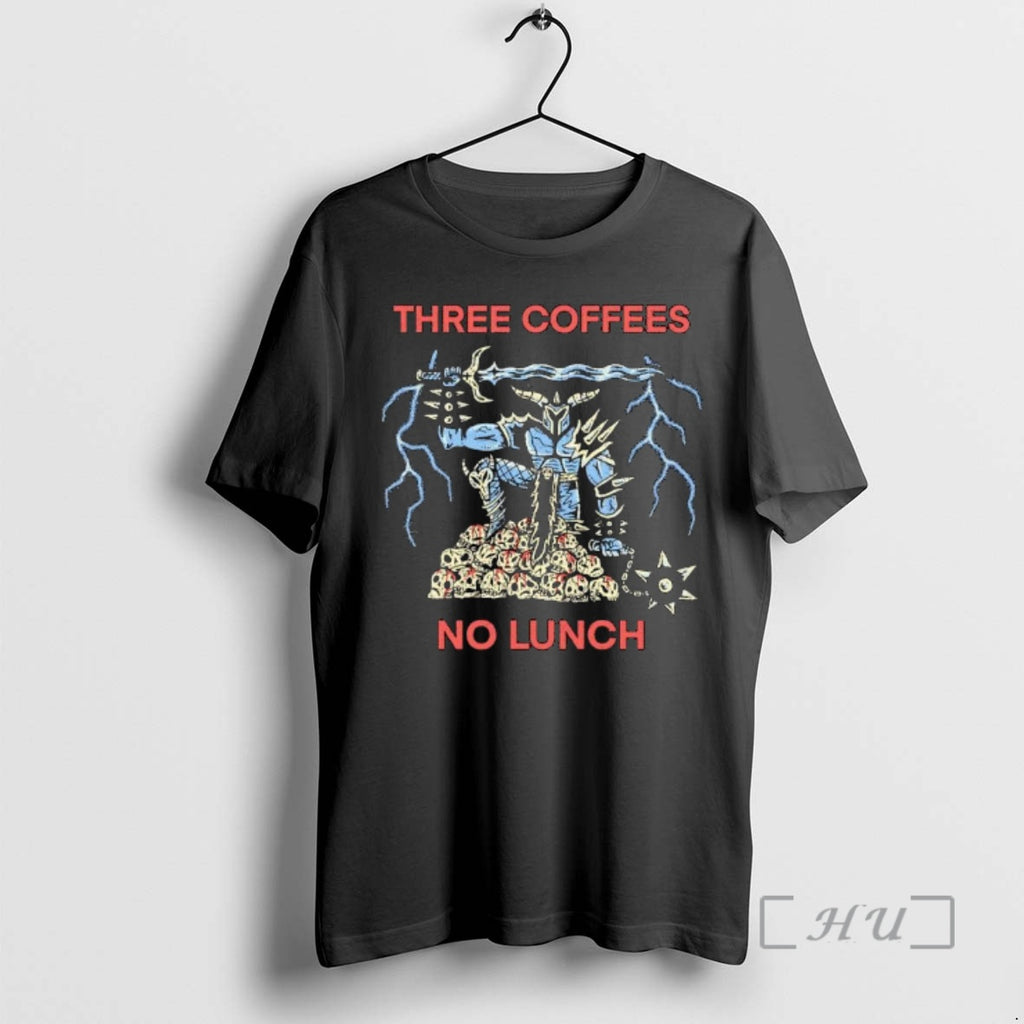 Officials Three Coffees No Lunch Graphic T-Shirts, Hoodie, Sweatshirt | AU01DripNestTees.com