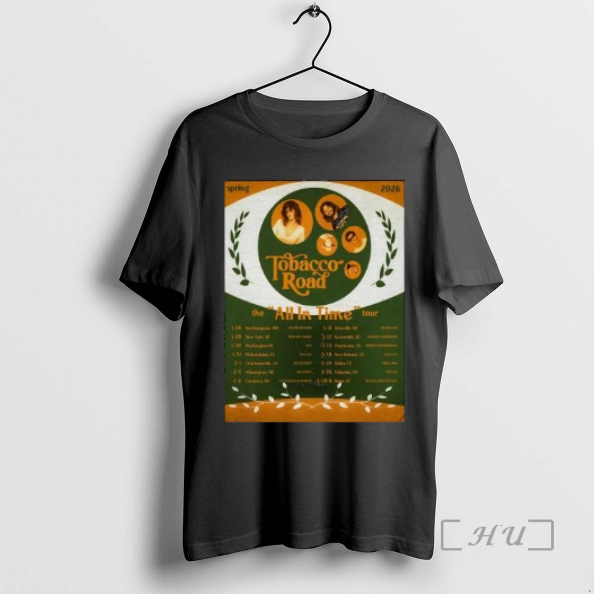 Officials Tobacco Road The All In Time Tour Spring 2026 Circle Black Premium T Shirts Hoodie, Sweatshirt