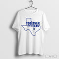 Officials Together For Texas Rice University Players Support Texas Flood T Shirt