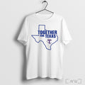 Officials Together For Texas Tarleton State University Players Support Texas Flood T Shirt