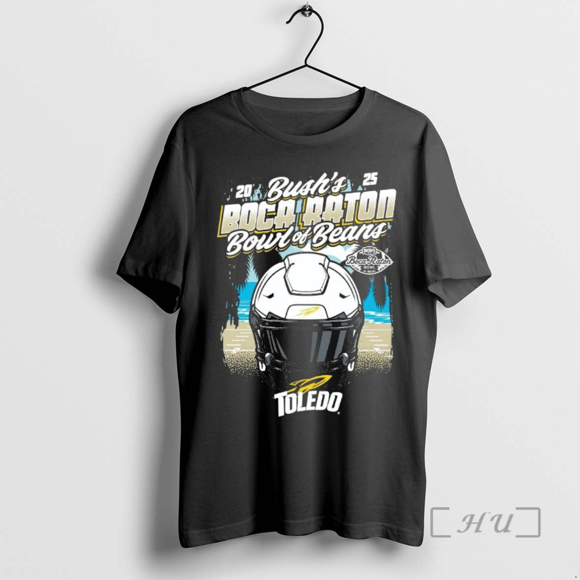Officials Toledo Rockets 2025 Boca Raton Bowl Helmet Chriast T-Shirts, Hoodie, Sweatshirt | AU01DripNestTees.com