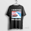Officials Tommy Wiseau I Survived Big Shark T-Shirts, Hoodie, Sweatshirt | AU01DripNestTees.com