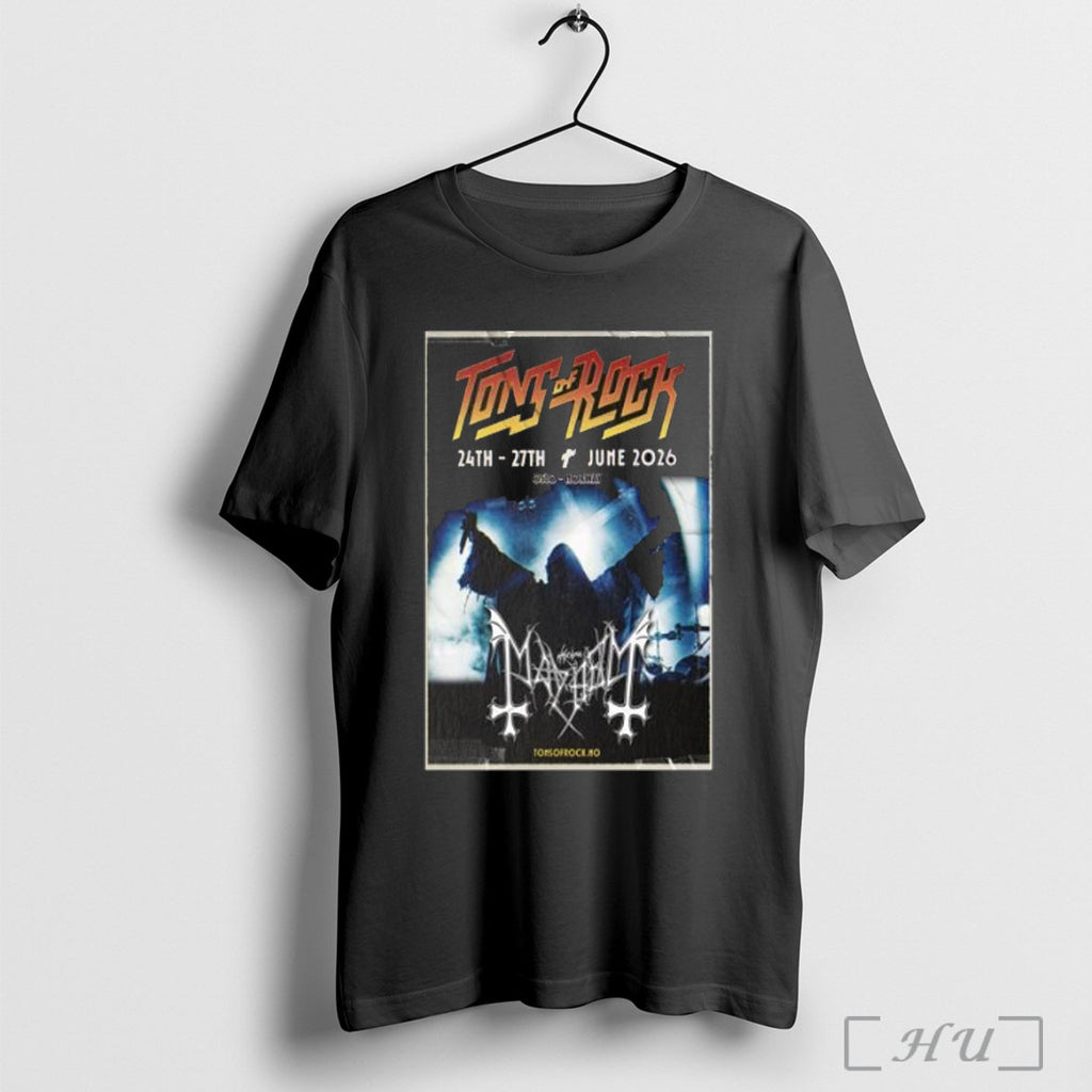 Officials Tons Of Rock Oslo Norway June 24 27 2026 Concert T Shirt