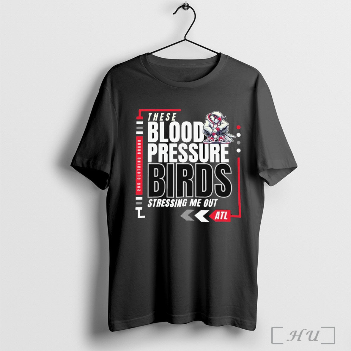 Officials Top These Blood Pressure Birds Stressing Me Out Atl T Shirt