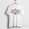 Officials Travis Kelce Kc Chiefs American Football Conference Champions T-Shirts, Hoodie, Sweatshirt | AU01DripNestTees.com