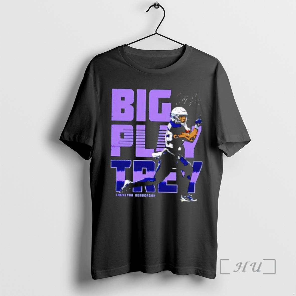 Officials Treveyon Henderson Big Play Trey T-Shirts, Hoodie, Sweatshirt | AU01DripNestTees.com