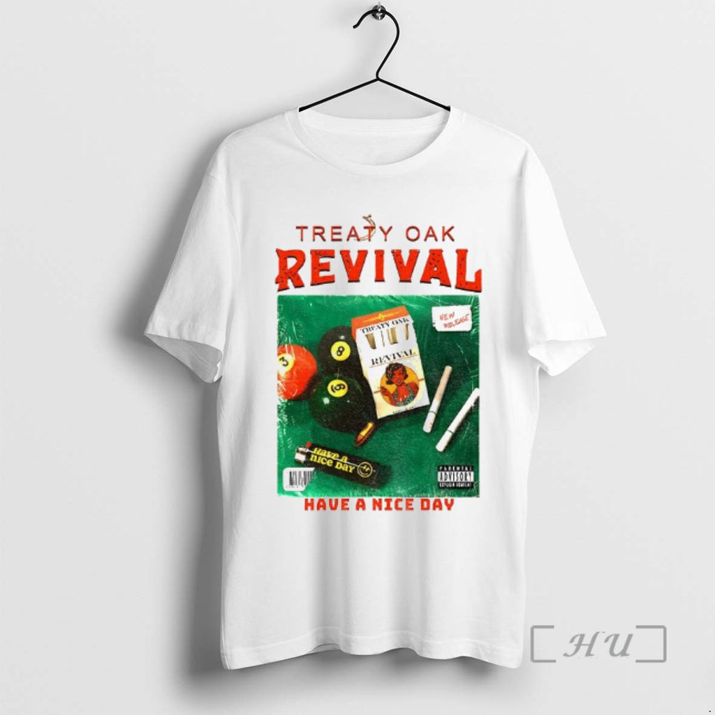 Officials Treaty Oak Revival Band Have A Nice Day World Tour Premium T Shirts Sweater Hoodie, Sweatshirt