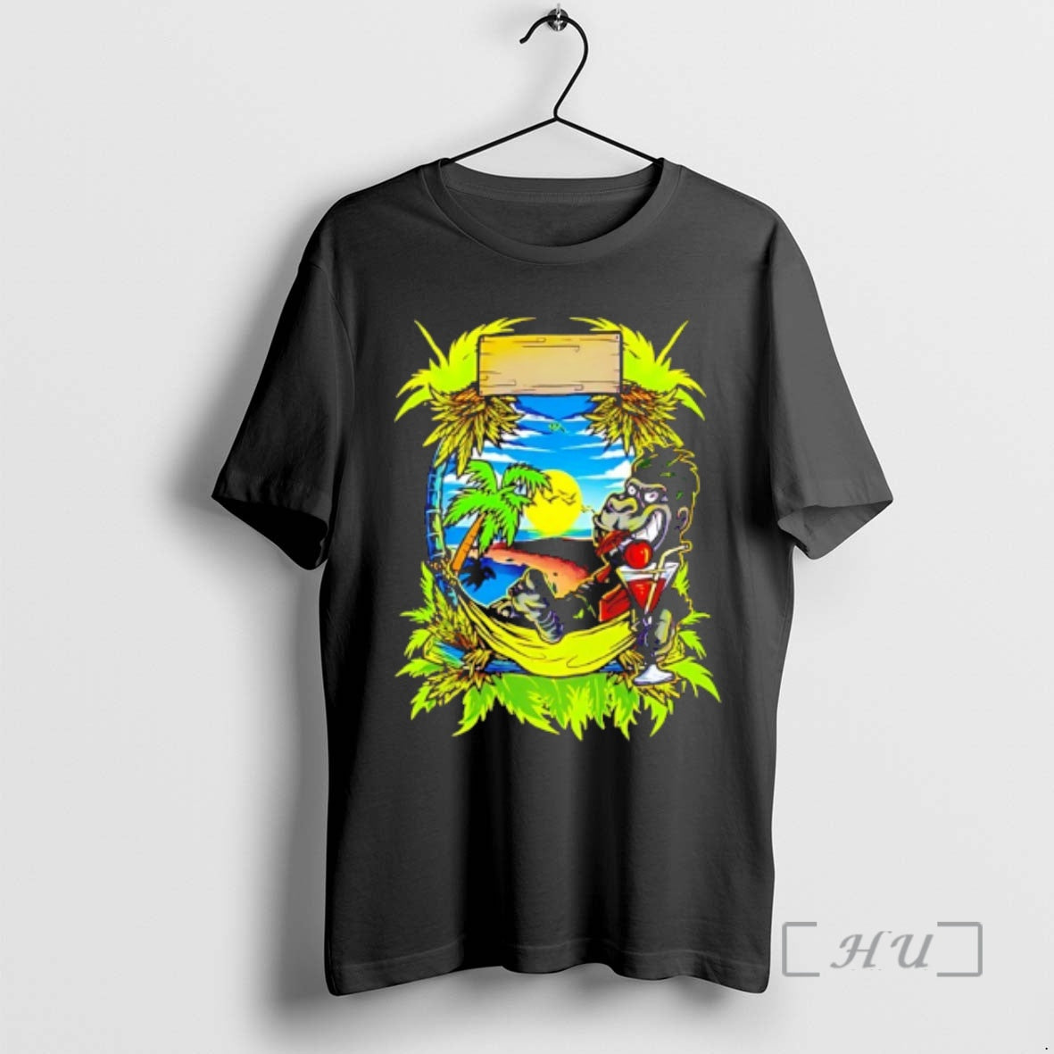 Officials Tropical Gorilla Vacation Graphic T-Shirts, Hoodie, Sweatshirt | AU01DripNestTees.com