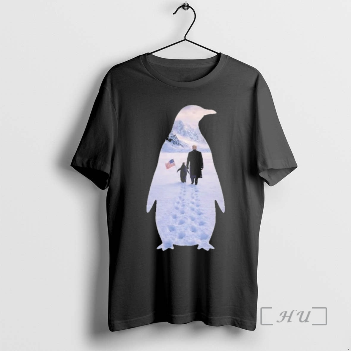 Officials Trump And Penguin In Greenland Embrace The Penguin T-Shirts, Hoodie, Sweatshirt | AU01DripNestTees.com