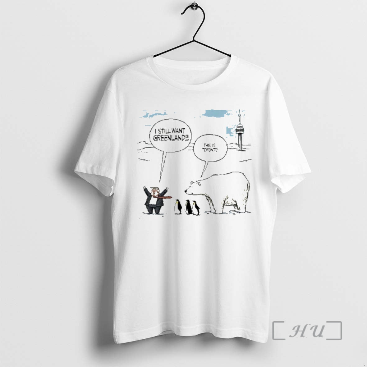 Officials Trump I Still Want Greenland Penguin And Polar Bear This Is Toronto Art Premium T-Shirts, Hoodie, Sweatshirt