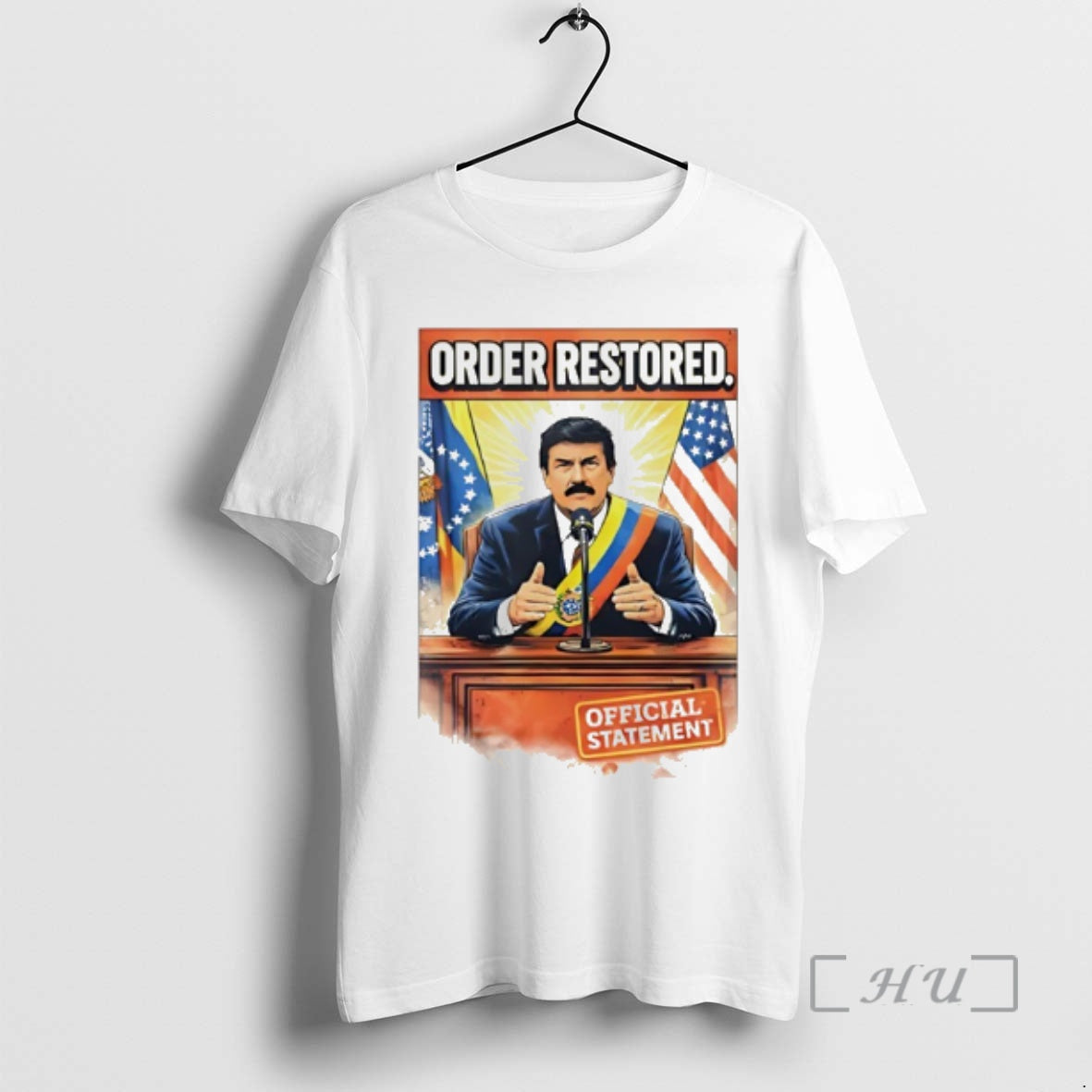 Officials Trump Order Restored Statement Political Satire T-Shirts, Hoodie, Sweatshirt | AU01DripNestTees.com
