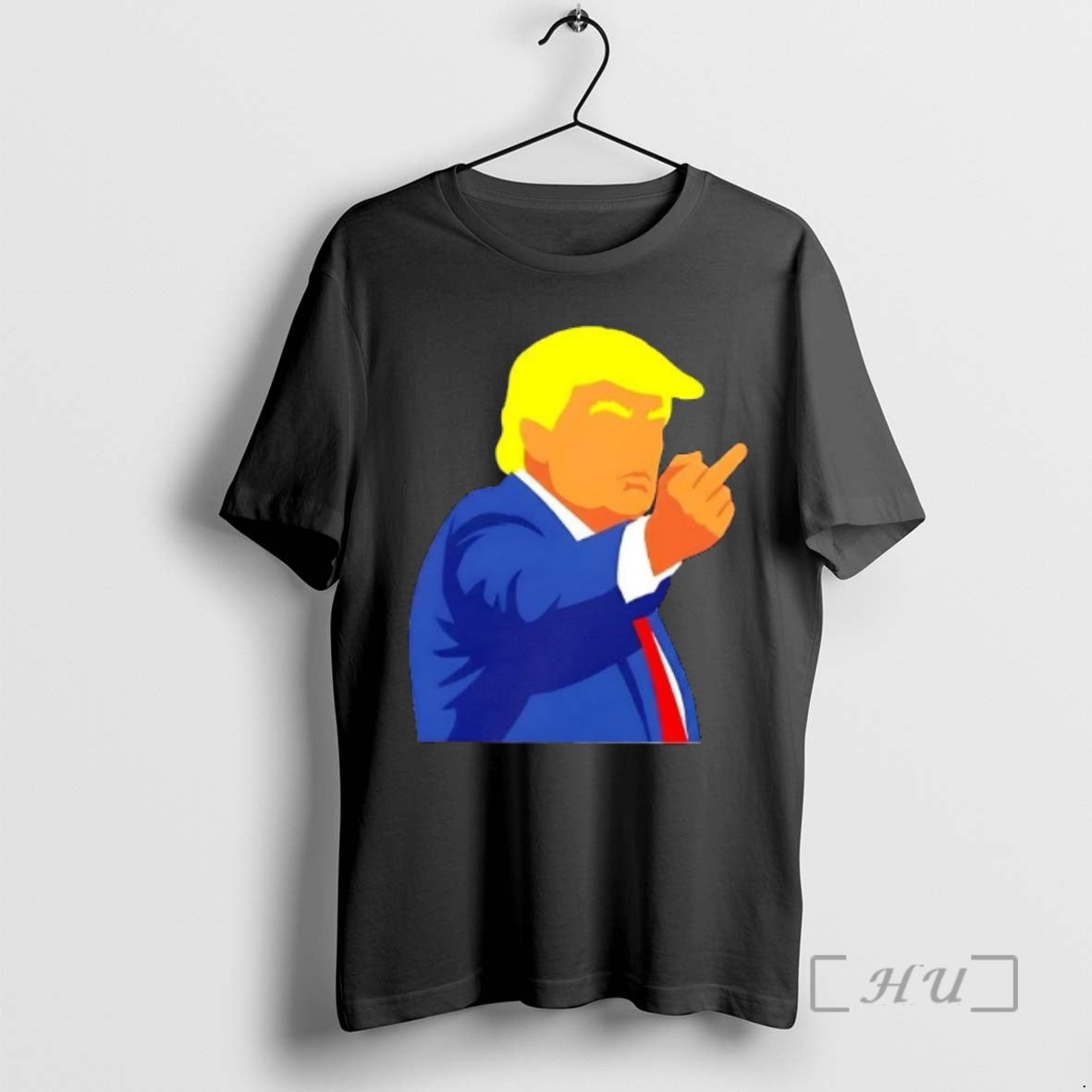 Officials Trump The Golden Leaders One Finger Salute Cartoon T-Shirts, Hoodie, Sweatshirt | AU01DripNestTees.com