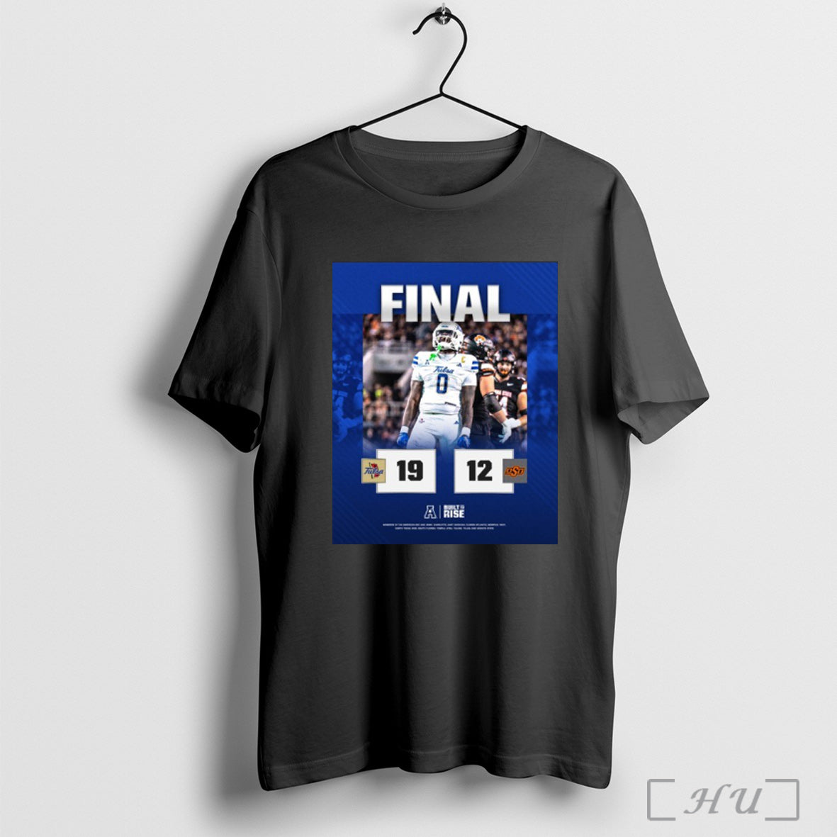 Officials Tulsa Hurricanes Beats Oklahoma State Cowboys 19 12 Final Score T Shirt
