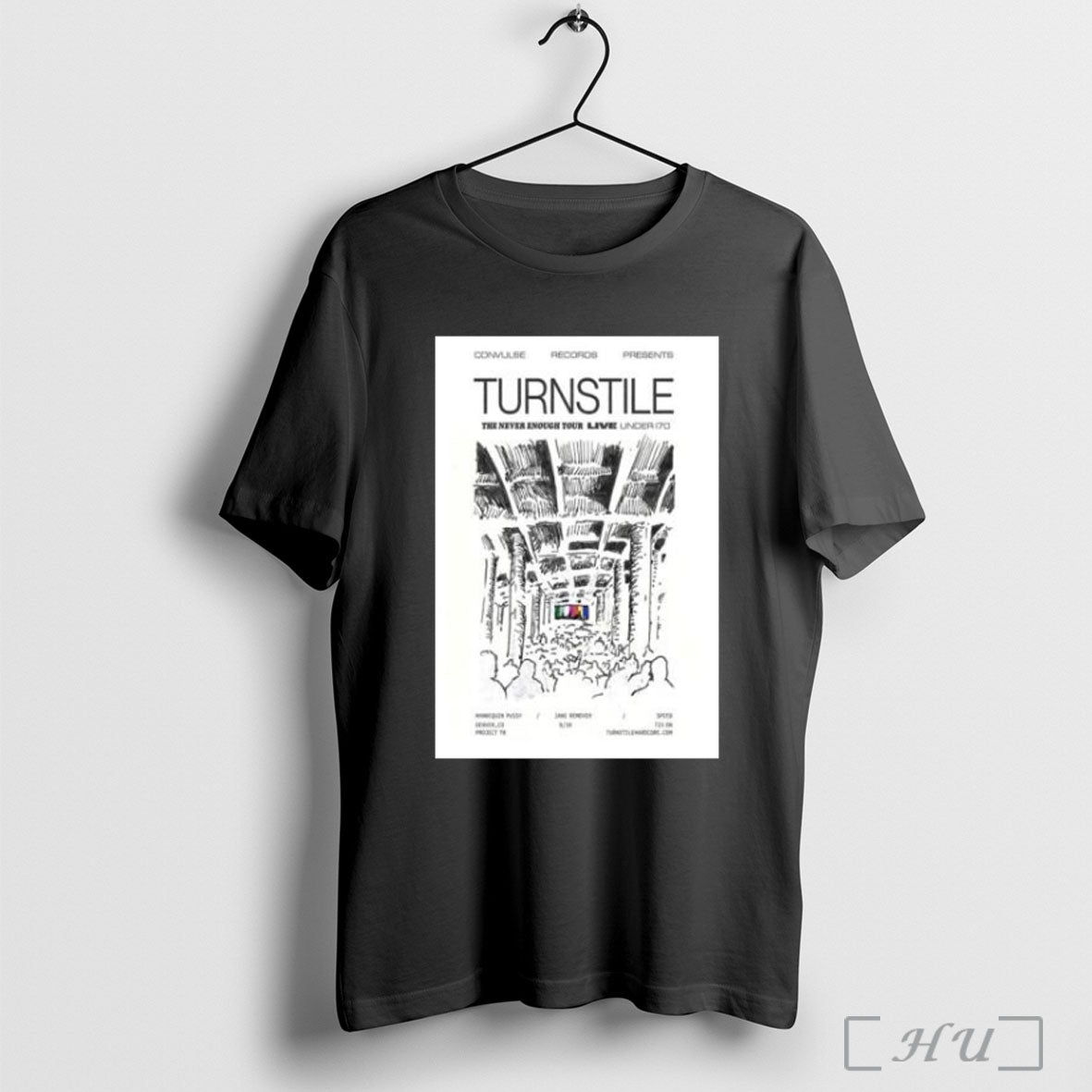 Officials Turnstile Denver Co September 30 2025 Concert T Shirt