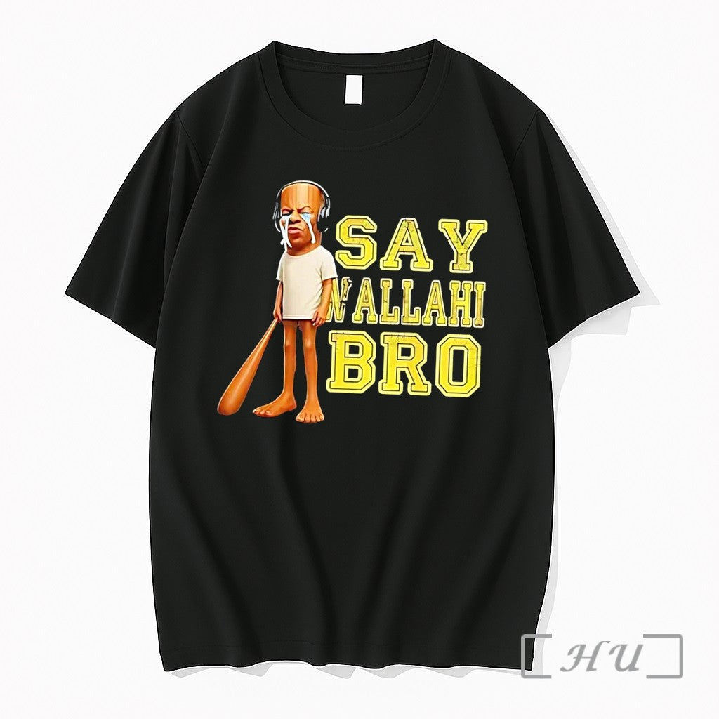 Officials Tyler The Creator Crying Say Wallahi Bro Baseball Bat Black Premium T Shirts Sweater